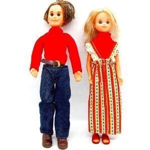 Vintage 1973 Mattel Sunshine Family Steve & Stephi